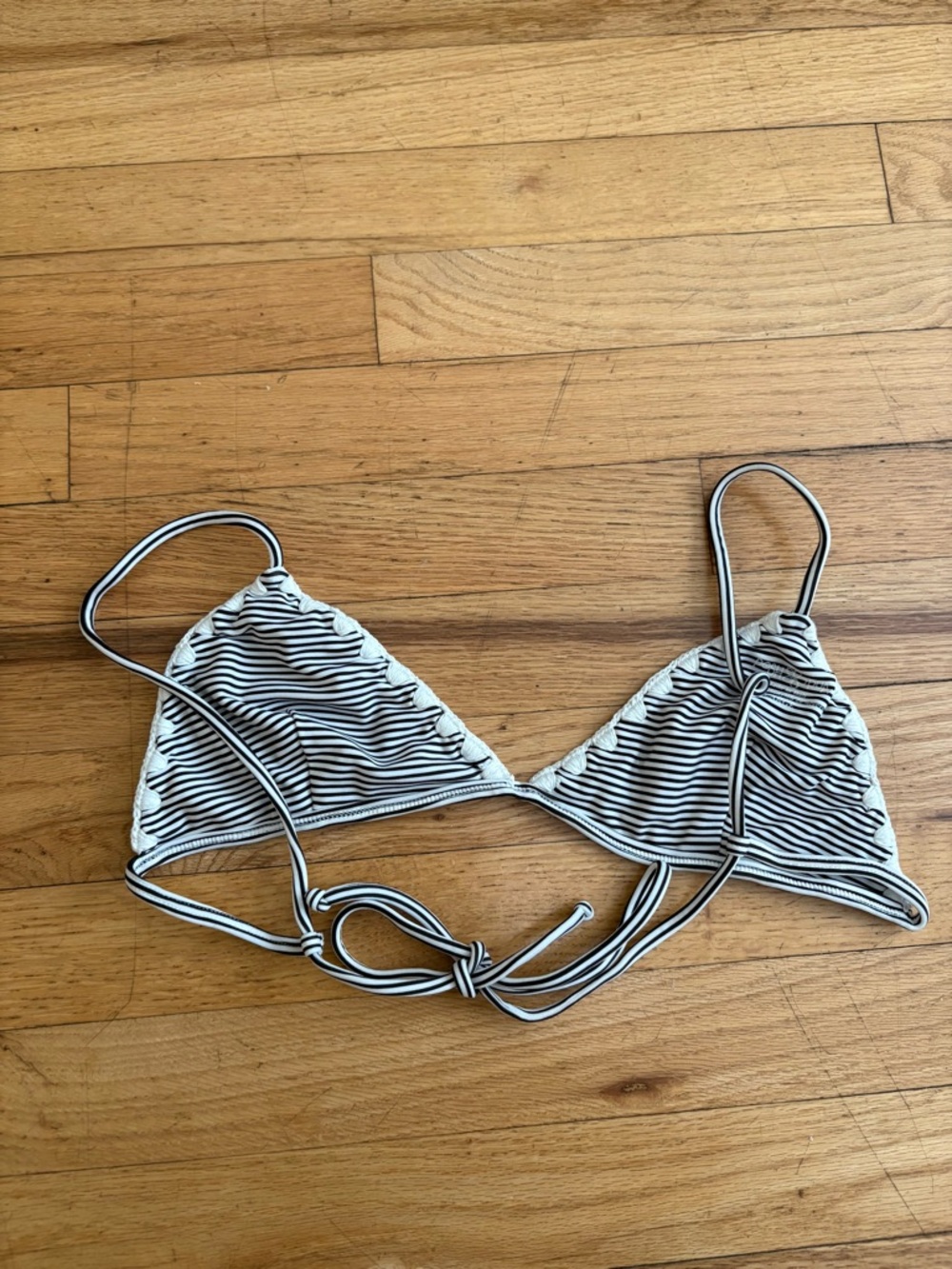 Posh Pua Striped String Bikini Top - Picture 3 of 4